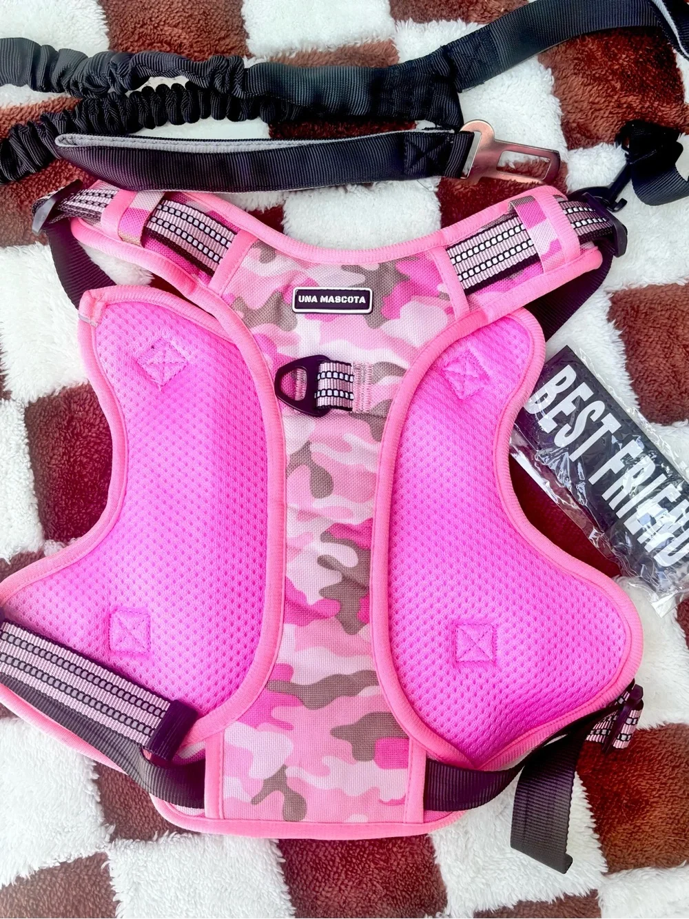 Pink Camo LARGE SIZE  Pet Harness